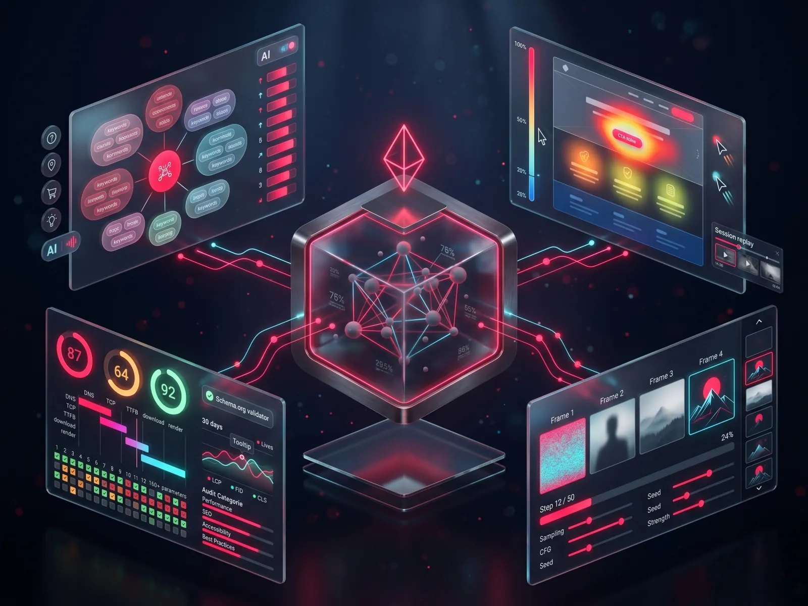 Дашборд собственных AI-модулей Delta